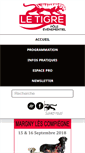 Mobile Screenshot of letigre.fr